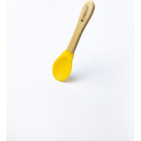 Jellyboon Sarı Bambu Silikon Kaşık