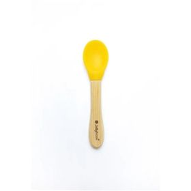 Jellyboon Sarı Bambu Silikon Kaşık