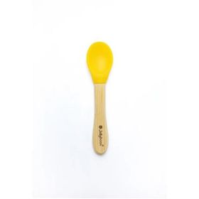Jellyboon Sarı Bambu Silikon Kaşık