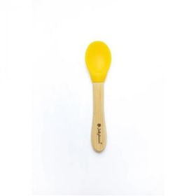 Jellyboon Sarı Bambu Silikon Kaşık
