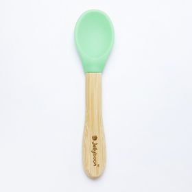Jellyboon Yeşil Bambu Silikon Kaşık