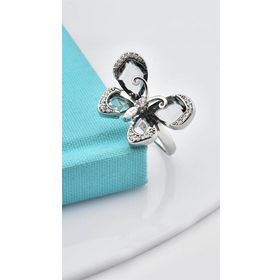 Jelux Silver Kelebek Model Zirkon Taşlı Gümüş Yüzük