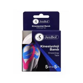 Jenbol 5 cm 5 mt Beyaz Kinesiyoloji Ağrı Bandı