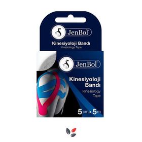 Jenbol 5 cm 5 mt Beyaz Kinesiyoloji Ağrı Bandı