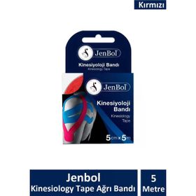 Jenbol 5 cm 5 mt Kırmızı Kinesiology Tape Ağrı Bandı