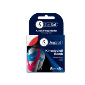 Jenbol 5 cm 5 mt Kırmızı Kinesiology Tape Ağrı Bandı