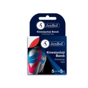 Jenbol 5 cm 5 mt Kırmızı Kinesiology Tape Ağrı Bandı