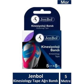Jenbol 5 cm 5 mt Mor Kinesiology Tape Ağrı Bandı