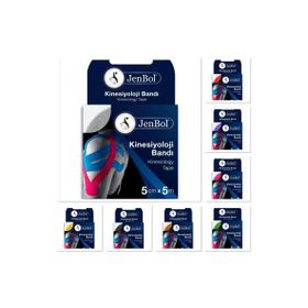 Jenbol 5 cm 5 mt Mor Kinesiology Tape Ağrı Bandı