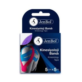 Jenbol 5 cm 5 mt Mor Kinesiology Tape Ağrı Bandı
