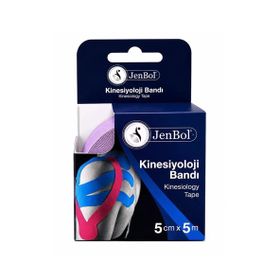 Jenbol 5 cm 5 mt Mor Kinesiyoloji Ağrı Bandı
