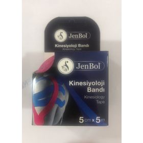 Jenbol 5 cm 5 mt Pembe Kinesiology Tape Ağrı Bandı