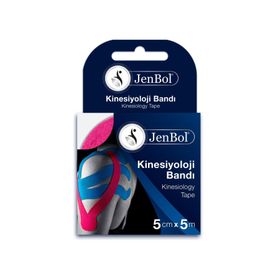 Jenbol 5 cm 5 mt Pembe Kinesiology Tape Ağrı Bandı
