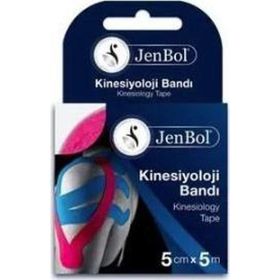Jenbol 5 cm 5 mt Pembe Kinesiology Tape Ağrı Bandı