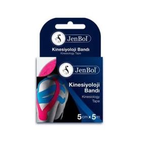 Jenbol 5 cm 5 mt Pembe Kinesiology Tape Ağrı Bandı