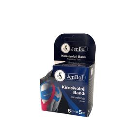 Jenbol 5 cm 5 mt Siyah Kinesiyoloji Ağrı Bandı