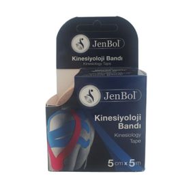Jenbol 5 cm 5 mt Ten Rengi Kinesiology Tape Ağrı Bandı