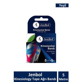 Jenbol 5 cm 5 mt Yeşil Kinesiology Tape Ağrı Bandı
