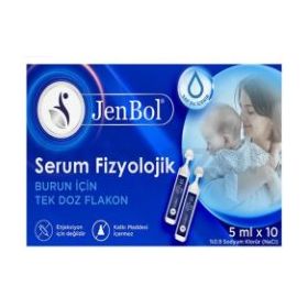Jenbol 5 ml 10 Flakon Fizyolojik Serum
