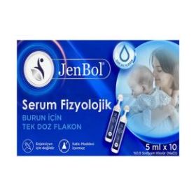 Jenbol 5 ml 10 Flakon Fizyolojik Serum