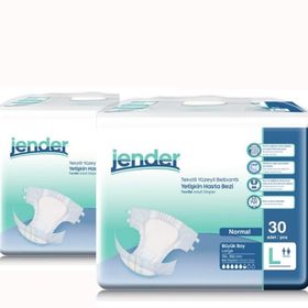 Jender 2x30 Adet Large Belbantlı Hasta Bezi