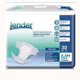 Jender 30 Adet Medium Belbantlı Hasta Bezi
