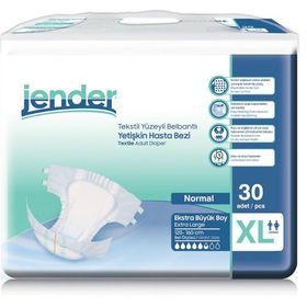 Jender 30 Adet XL Belbantlı Hasta Bezi