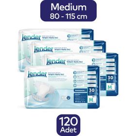 Jender 30'lu 4 Paket Medium Emici Külot