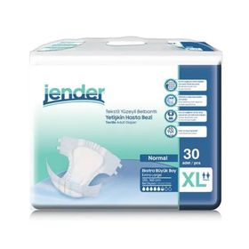 Jender 30'lu XL Tekstil Bel Bantlı Hasta Bezi