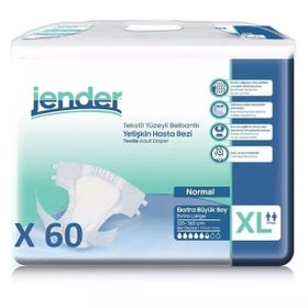 Jender 60 Adet Medium Belbantlı Hasta Bezi