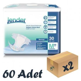 Jender 60 Adet Medium Belbantlı Hasta Bezi