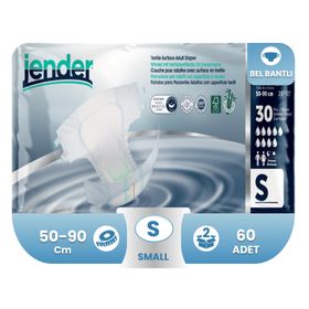 Jender 60 Adet Small Belbantlı Hasta Bezi