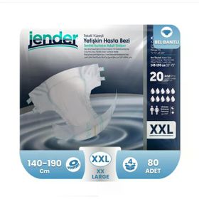 Jender 80 Adet XXL Belbantlı Hasta Bezi