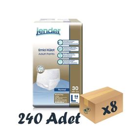 Jender 8x30 240 Adet Large Bel Bantlı Hasta Alt Bezi