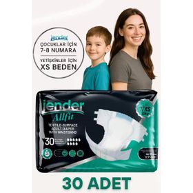 Jender All Fit XS Bel Bantlı 2x30'lu 60 Adet Hasta Bezi