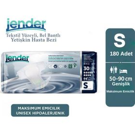Jender Bel Bantlı Small 6x30 Adet Hasta Bezi