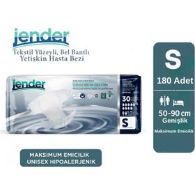 Jender Bel Bantlı Small 6x30 Adet Hasta Bezi