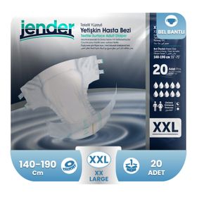 Jender Bel Bantlı XXL 20 Adet Hasta Bezi