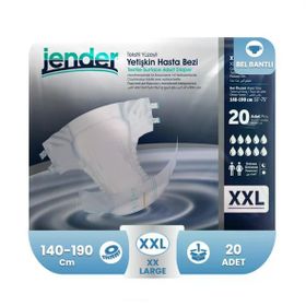 Jender Bel Bantlı XXL 20 Adet Hasta Bezi
