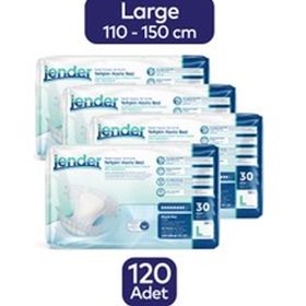 Jender Belbantlı 120 Adet Beyaz Large Hasta Bezi