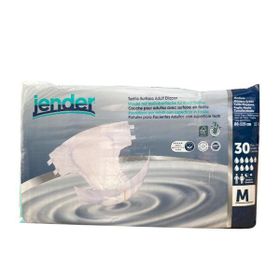 Jender Emici Bel Bantlı Medium 30 Adet Yetişkin Hasta Bezi