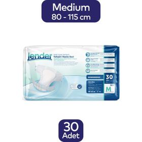 Jender Emici Bel Bantlı Medium 30 Adet Yetişkin Hasta Bezi