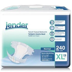 Jender Emici Bel Bantlı X-Large 240 Adet Yetişkin Hasta Bezi