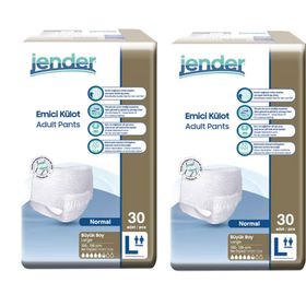 Jender Emici Külot Büyük Boy L 30'lu 2 Adet Hasta Bezi