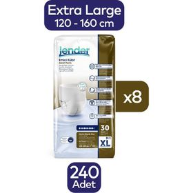 Jender Emici Külot XLarge 240 Adet Yetişkin Hasta Bezi