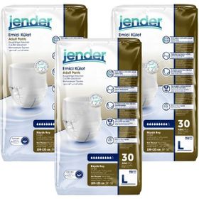 Jender Emici L 90 Adet 3 Paket Standart Külot Large L Hasta Bezi