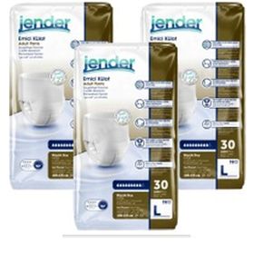 Jender Emici L 90 Adet 3 Paket Standart Külot Large L Hasta Bezi