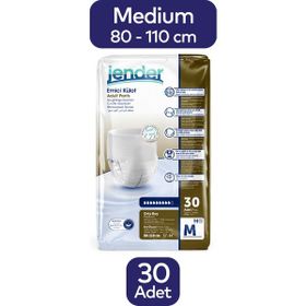 Jender Medium 30 Adet Emici Külot Yetişkin Hasta Bezi