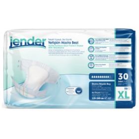 Jender Xlarge 120 Adet 4 Paket 30'lu Hasta Alt Bezi