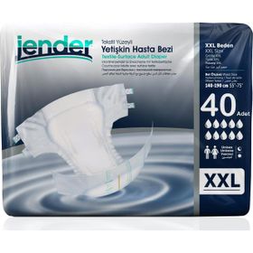 Jender XXL Beden 40 Adet Bel Bantlı Hasta Bezi